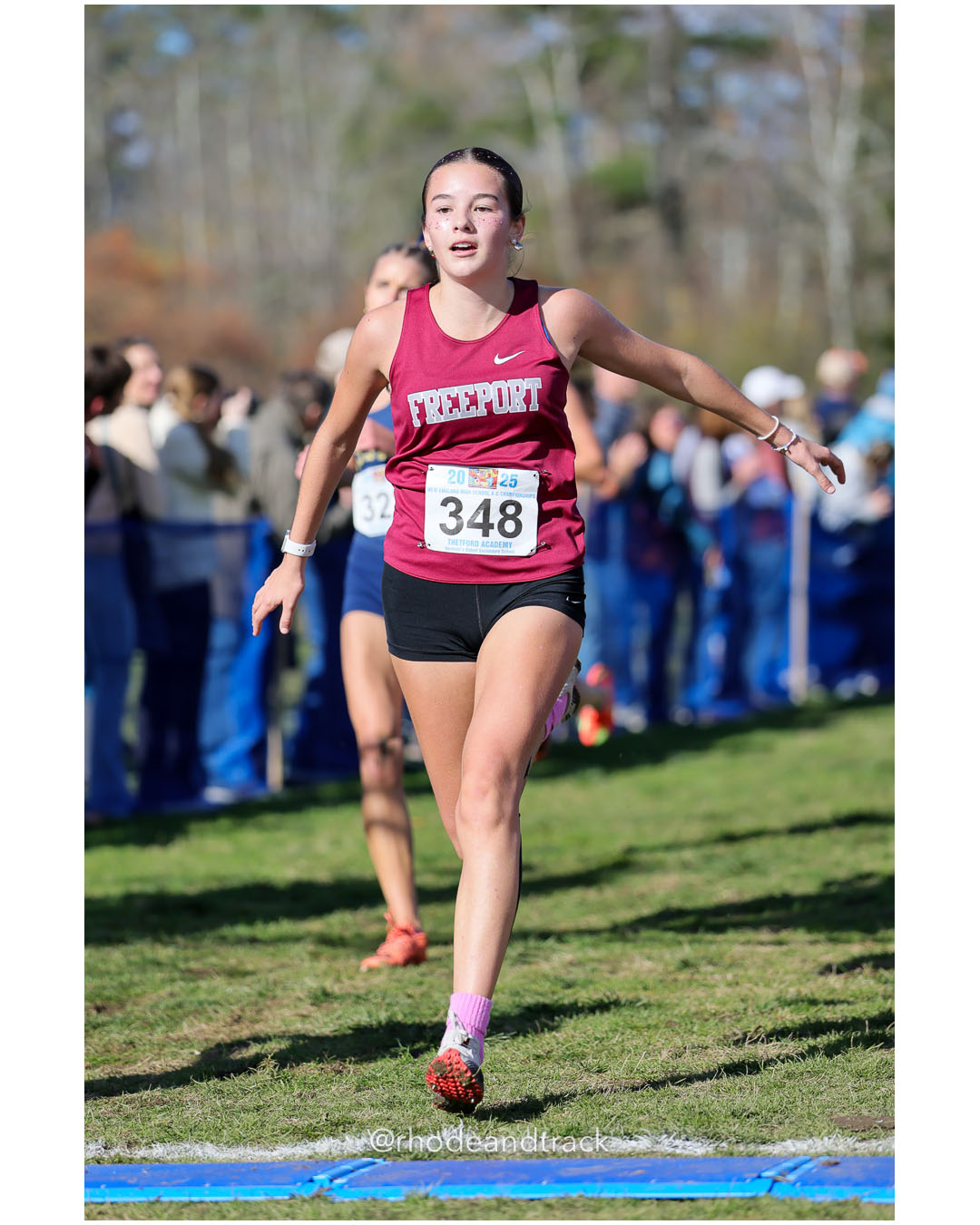 Maddy York, Freeport High School, P186, 22:47.36 - New England Cross Country State Championship - Thetford Vt - November 8, 2025 File: ./dir-1-Girls-Championship/251108-2025-New England-Cross-Country-Championships-Thetford-VT-360-296A6208.jpg Maddy York, Freeport High School, P186, 22:47.36 - New England Cross Country State Championship - Thetford Vt - November 8, 2025 – 2025 New…
